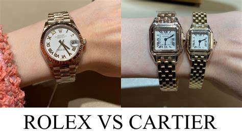 rolex and cartier bracelet|cartier watches vs rolex.